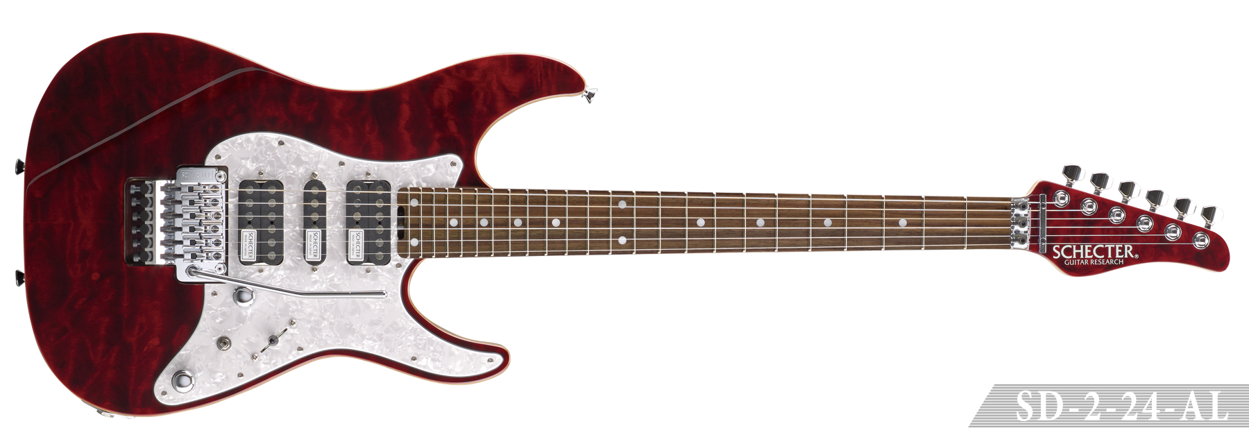 限定SALE高品質◎f♪美品 シェクター SD-2-24-AL RED/M エレキギター♪SCHECTER 日本製ギター♪質屋リサイクルマート宇部店♪ シェクター